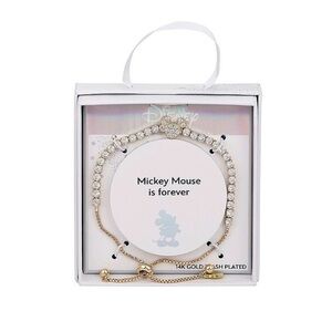Disney Gold Plated Mickey Mouse Bracelet